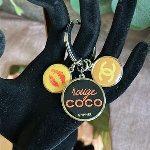 Chanel Rouge Coco Keychain